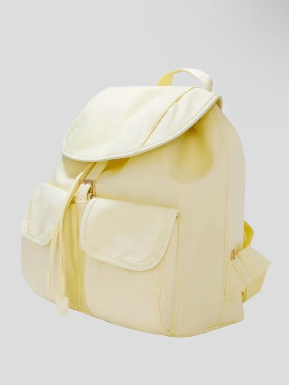 Year of Ours Backpack with Front Pockets- Baby Yellow . Rose Gold Hardware NWT